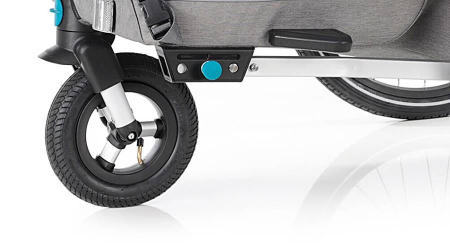 sportrex-2 Kinderfahrradanhänger mit luft befülltes buggyrad