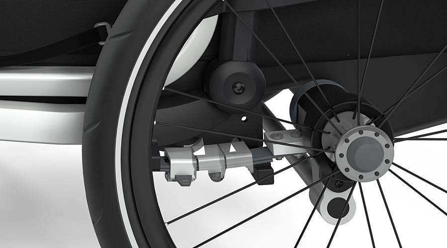 Thule Chariot Cab 2 thule chariot cab 2 einstellbare federung