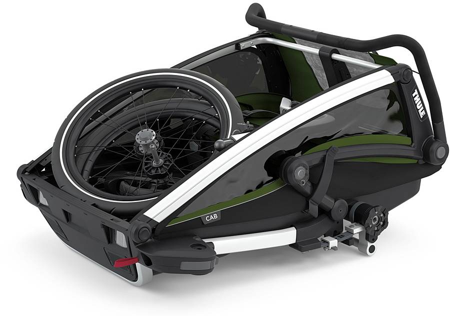 thule chariot cab 2 zusammengeklappt