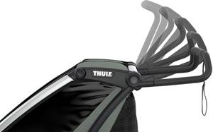 thule chariot lite 1 verstellbarer schiebebuegel