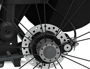 thule chariot sport 2 _scheibenbremse