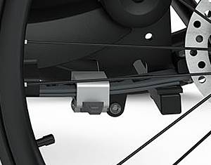 thule chariot sport 2 _verstellbare federung