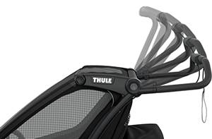 thule chariot sport 2 schiebbügel stufenlos verstellbar
