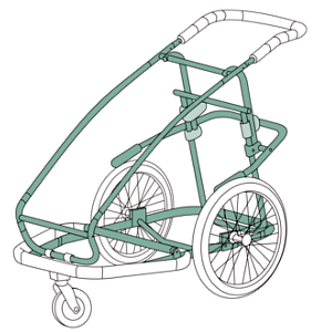 croozer-kid-vaaya-2-sicherheitszelle