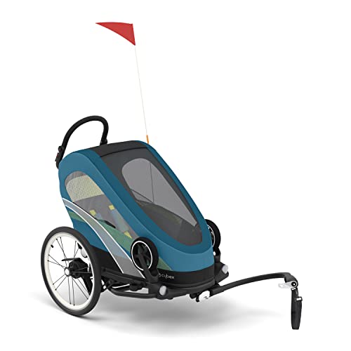 cybex 2 in 1 fahrradanhnger zeno bike als kinderwagen umwandelbar von ca